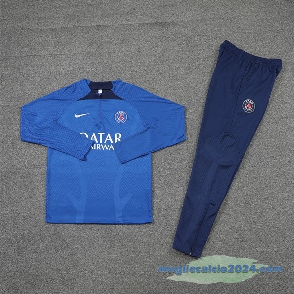 Set Completo Sudadera Formazione Giocatori Bambino Paris Saint Germain 2022 2023 I Azul Poco Prezzo