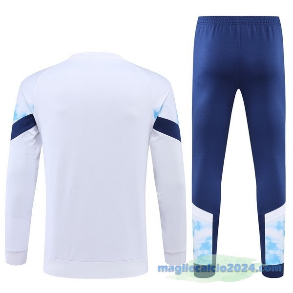 Set Completo Sudadera Formazione Manchester City 2022 2023 Bianco I Azul Poco Prezzo