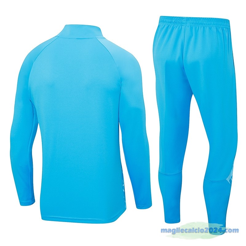 Set Completo Sudadera Formazione Manchester City 2023 2024 Azul I Bianco Poco Prezzo