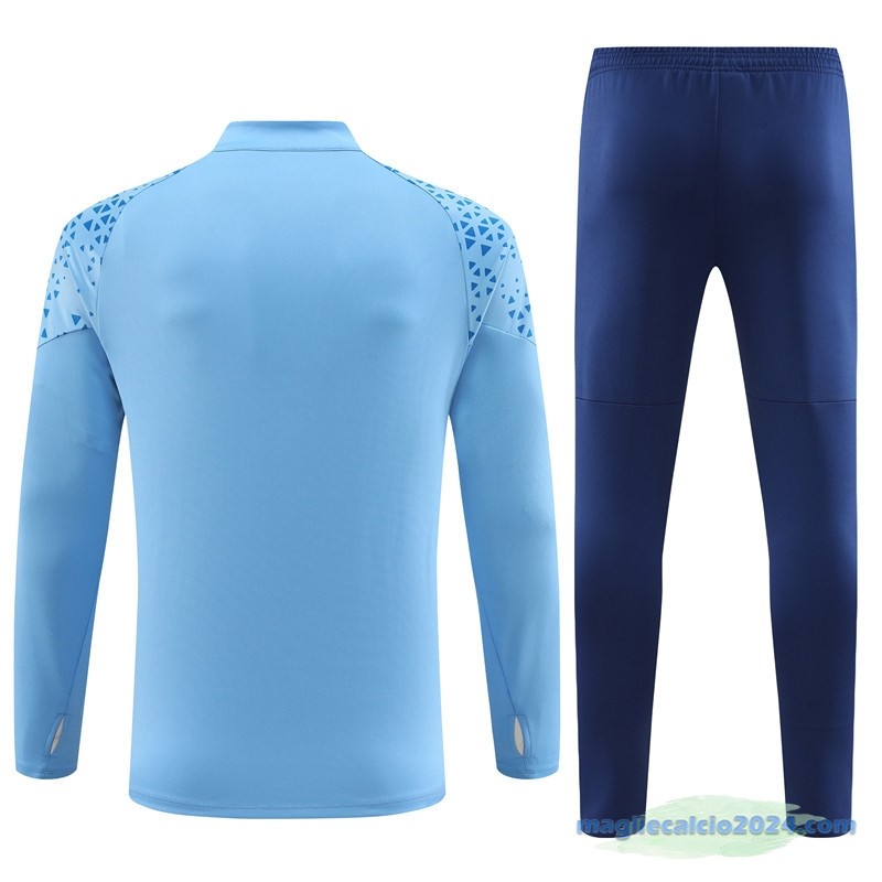 Set Completo Sudadera Formazione Manchester City 2023 2024 Azul Poco Prezzo