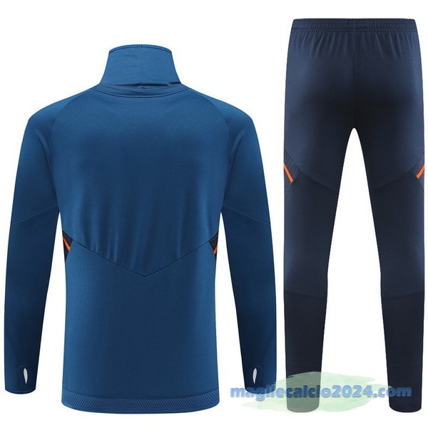 Set Completo Sudadera Formazione Manchester United 2022 2023 Azul Poco Prezzo