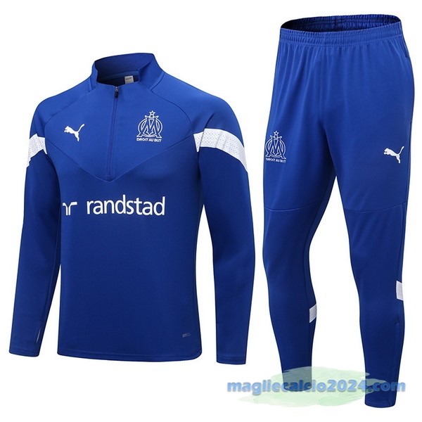 Set Completo Sudadera Formazione Marsella 2022 2023 Azul Poco Prezzo