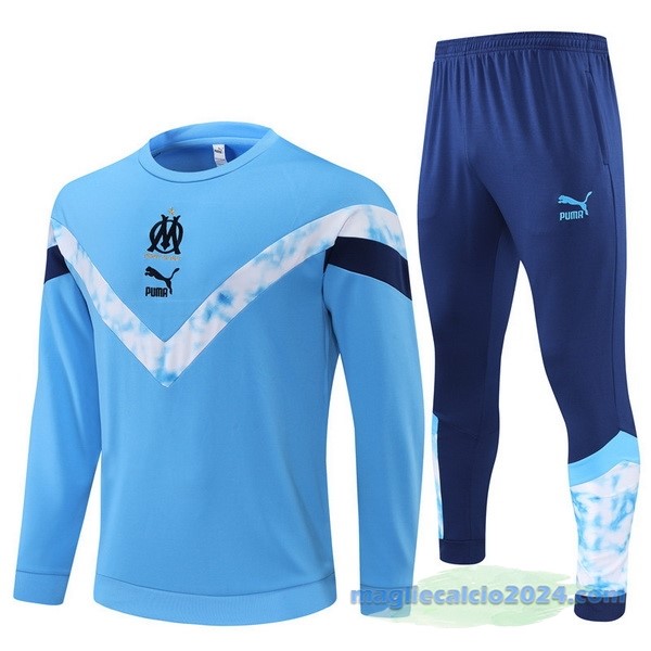 Set Completo Sudadera Formazione Marsella 2022 2023 II Azul Poco Prezzo
