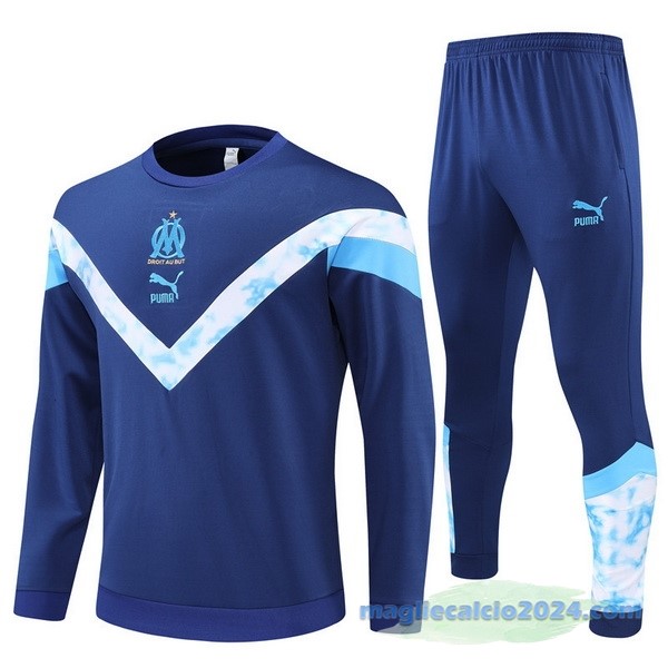 Set Completo Sudadera Formazione Marsella 2022 2023 I Azul Poco Prezzo