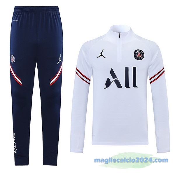 Set Completo Sudadera Formazione Paris Saint Germain 2022 2023 Azul Bianco Poco Prezzo