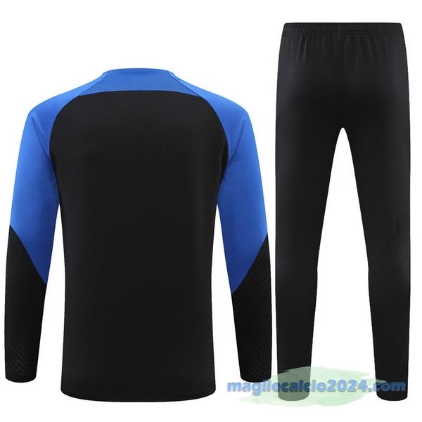 Set Completo Sudadera Formazione Paris Saint Germain 2022 2023 Azul I Nero Poco Prezzo