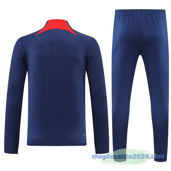 Set Completo Sudadera Formazione Paris Saint Germain 2022 2023 Azul I Rosso Poco Prezzo
