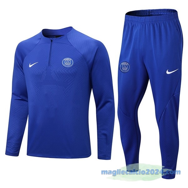 Set Completo Sudadera Formazione Paris Saint Germain 2022 2023 Azul Poco Prezzo