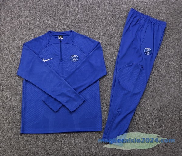 Set Completo Sudadera Formazione Paris Saint Germain 2022 2023 Azul Poco Prezzo
