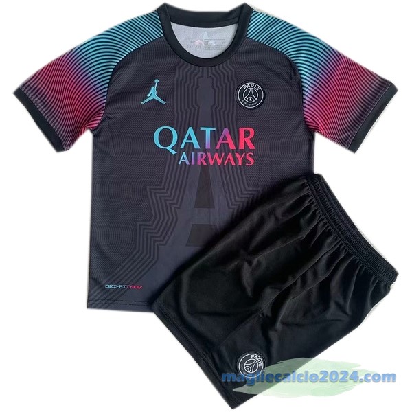 Speciale Conjunto De Bambino Paris Saint Germain 2023 2024 Purpureo Nero Poco Prezzo