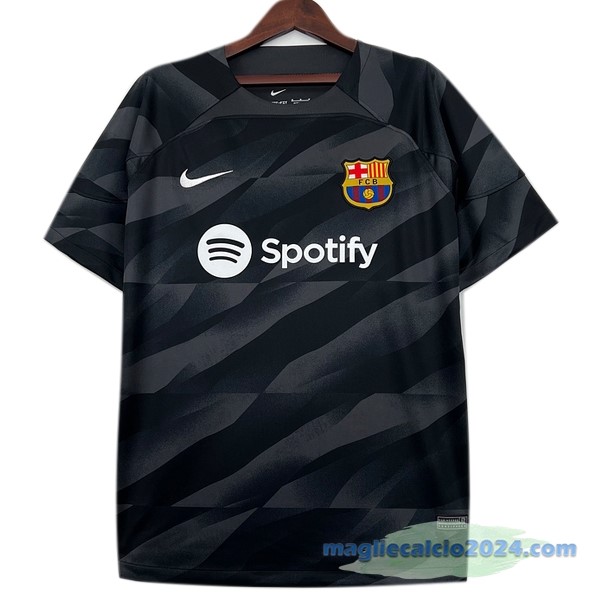 Thailandia Maglia Portiere Barcelona 2022 2023 Nero Poco Prezzo