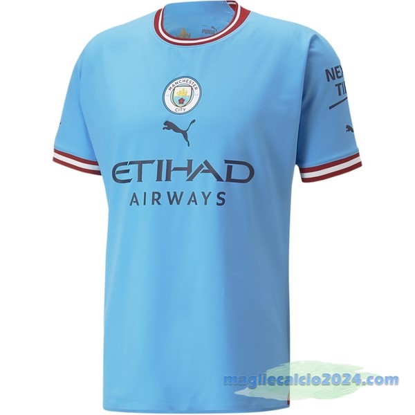 Thailandia Prima Giocatori Maglia Manchester City 2022 2023 Azul Poco Prezzo