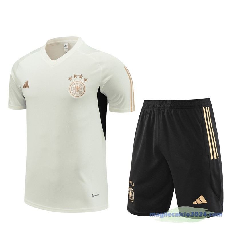 Entrenamiento Set Completo Bambino Germania 2023 Giallo I Nero Poco Prezzo