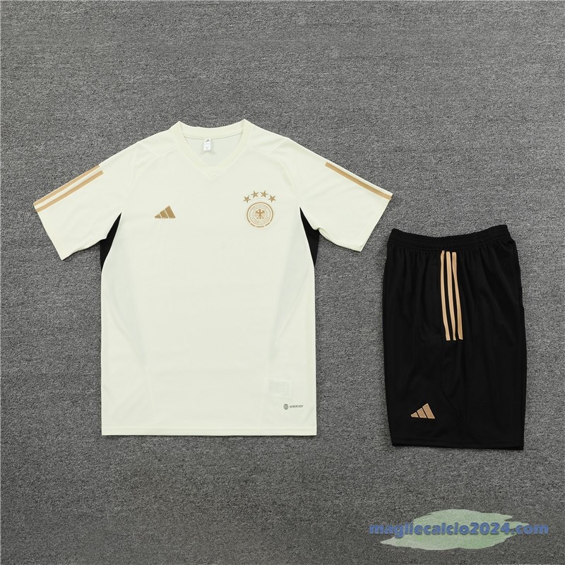 Entrenamiento Set Completo Bambino Germania 2023 Giallo I Nero Poco Prezzo