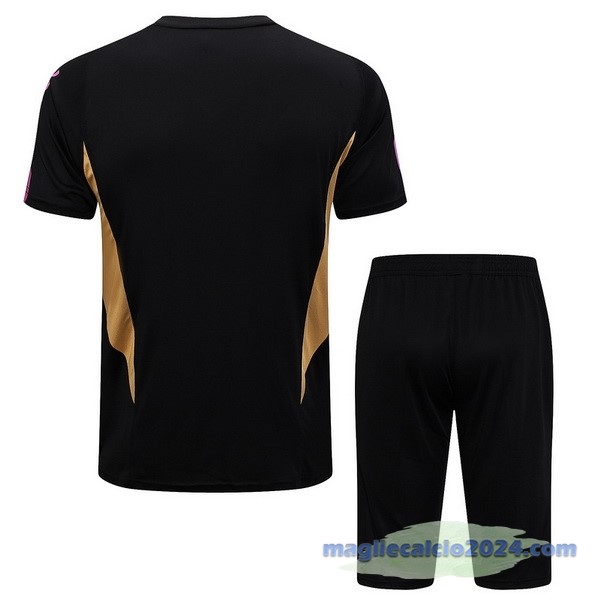 Entrenamiento Set Completo Real Madrid 2023 2024 Nero Giallo Poco Prezzo