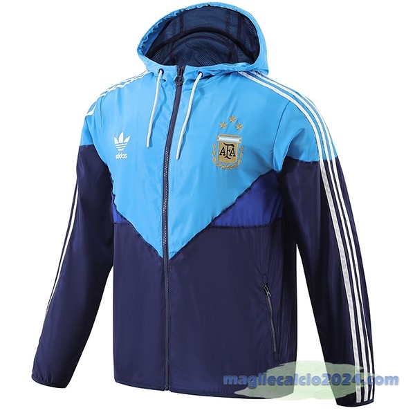 Giacca a vento Argentina 2023 Blu Bianco Poco Prezzo