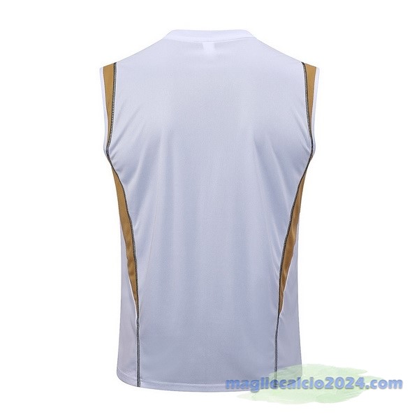 Maglia Senza Maniche Real Madrid 2023 2024 Bianco I Giallo Poco Prezzo