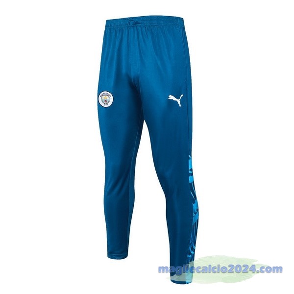 Pantaloni Deportivos Manchester City 2023 2024 I Blu Poco Prezzo