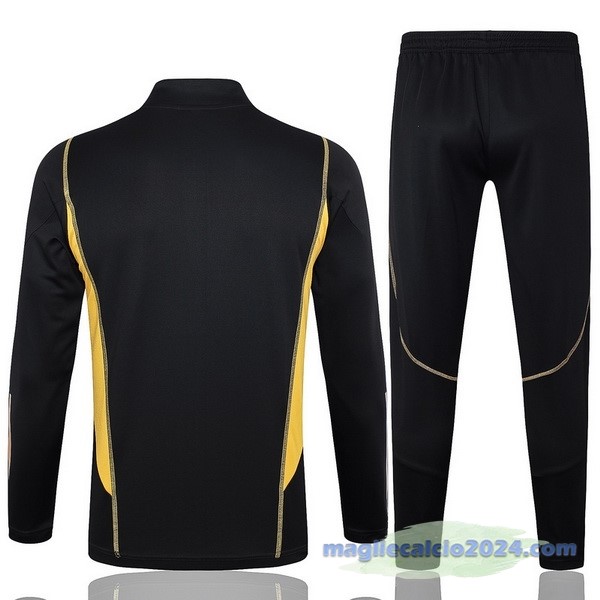 Set Completo Felpa Allenamento Argentina 2023 Nero II Giallo Poco Prezzo