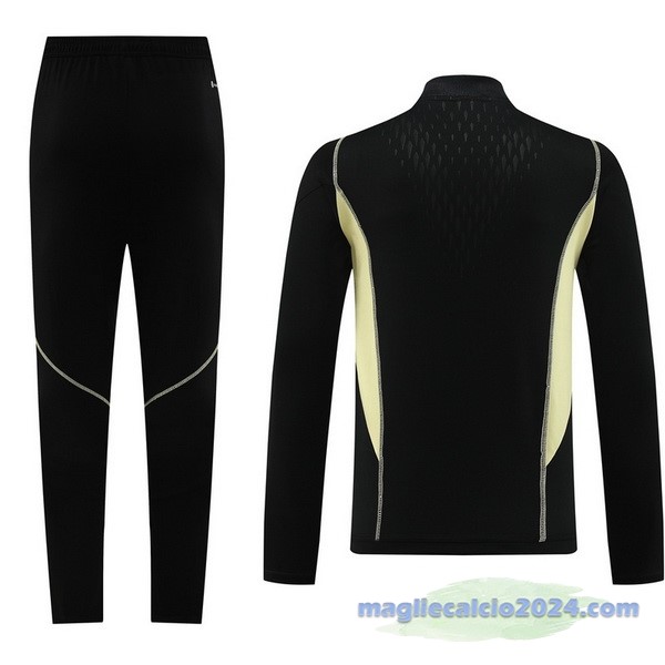 Set Completo Felpa Allenamento Argentina 2023 Nero I Giallo Poco Prezzo