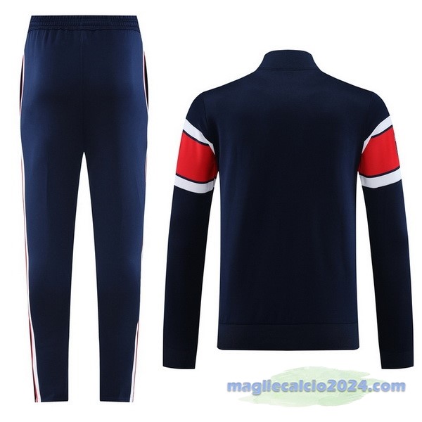 Set Completo Set Completo Lunga Zip Giacca Paris Saint Germain 2023 2024 Blu Rosso Bianco Poco Prezzo