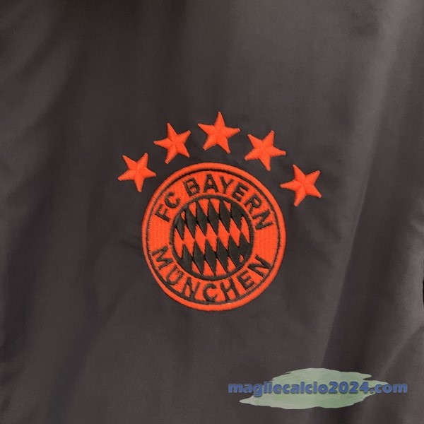 Giacca a vento Bayern Múnich 2023 2024 Blu Navy Rosso Poco Prezzo