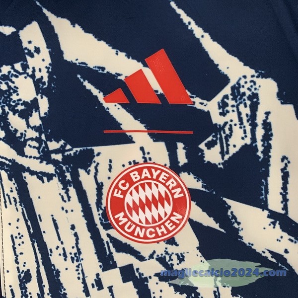 Giacca a vento Bayern Múnich 2023 2024 Blu Navy Rosso Poco Prezzo