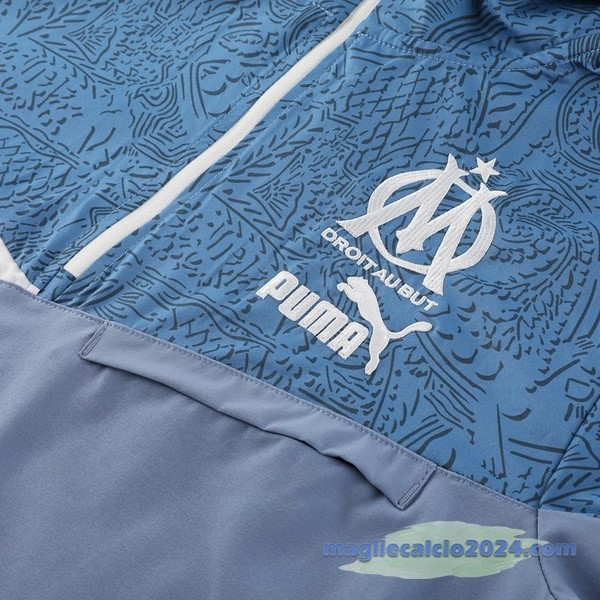 Set Completo Giacca a vento Marsella 2023 2024 Blu Poco Prezzo