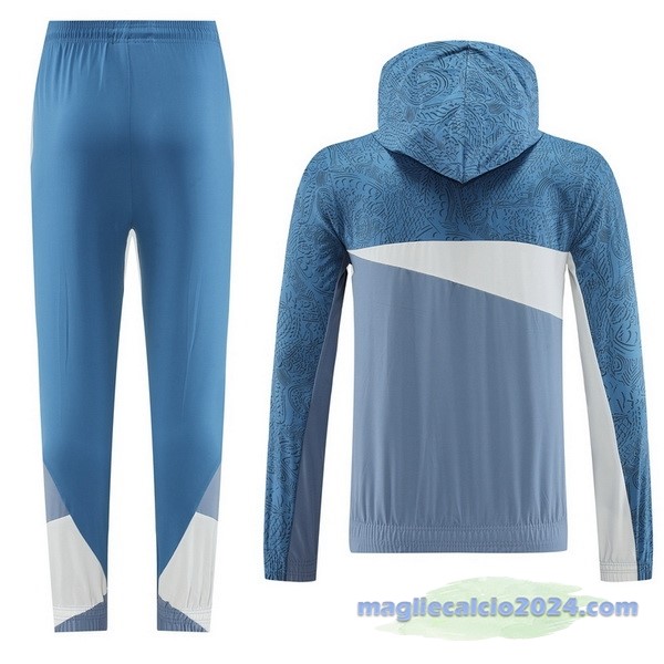 Set Completo Giacca a vento Marsella 2023 2024 Blu Poco Prezzo