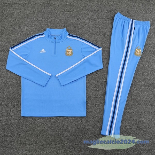 Set Completo Sudadera Entrenamiento Argentina 2023 I Blu Poco Prezzo