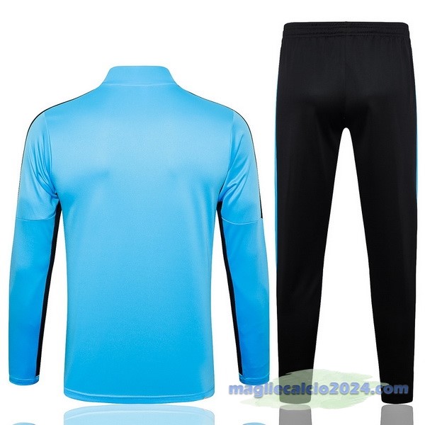 Set Completo Sudadera Entrenamiento Paris Saint Germain 2023 2024 Blu II Nero Poco Prezzo