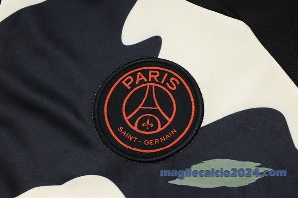 Set Completo Sudadera Entrenamiento Paris Saint Germain 2023 2024 Giallo Nero Arancione Poco Prezzo
