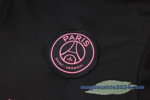 Set Completo Sudadera Entrenamiento Paris Saint Germain 2023 2024 Rosso II Nero Poco Prezzo