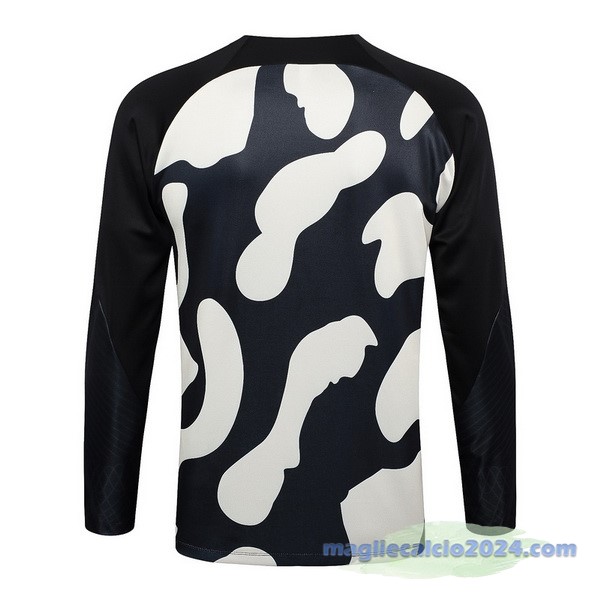 Sudadera Entrenamiento Paris Saint Germain 2023 2024 Giallo Nero Arancione Poco Prezzo